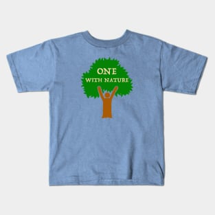 One With Nature Kids T-Shirt